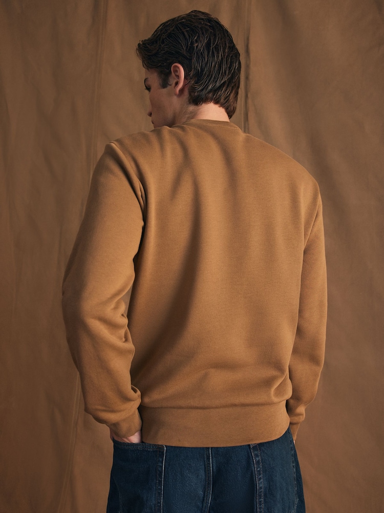 Lacoste Fleece Lined Crew-Neck Jumper - Image 3 of 10