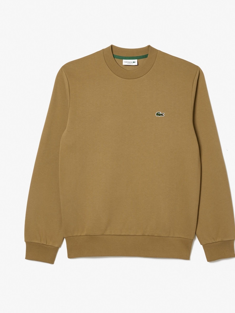 Lacoste Fleece Lined Crew-Neck Jumper - Image 9 of 10
