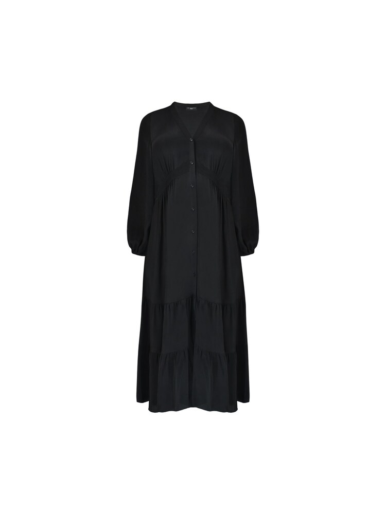 Live Unlimited Black Curve Button Through Midaxi Dress - Image 6 of 6