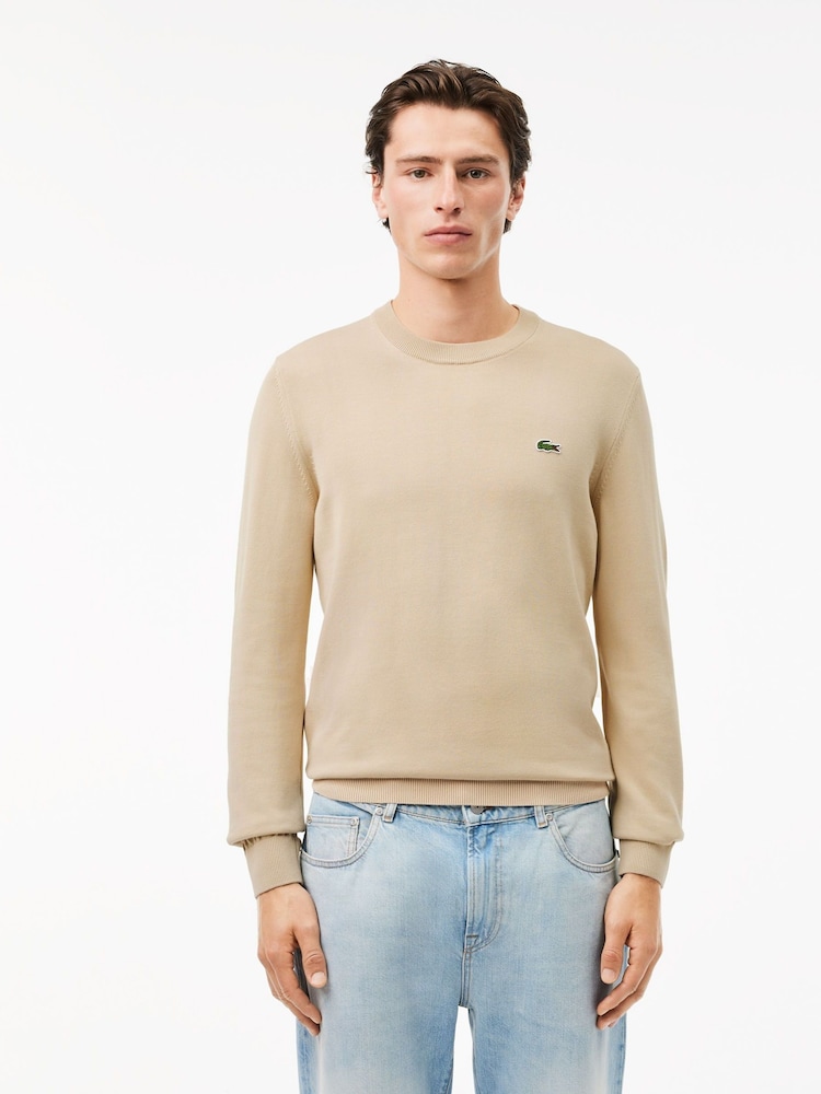 Lacoste 100% Cotton Crew Neck Sweater - Image 1 of 6