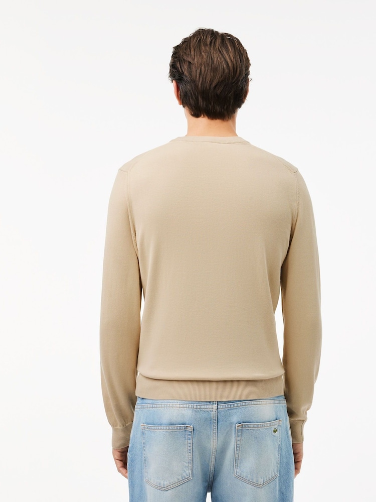 Lacoste 100% Cotton Crew Neck Sweater - Image 2 of 6