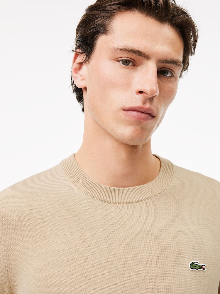 Lacoste 100% Cotton Crew Neck Sweater - Image 4 of 6
