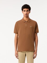 Lacoste Animal Print Originals L1212 100% Cotton Polo Shirt - Image 1 of 7