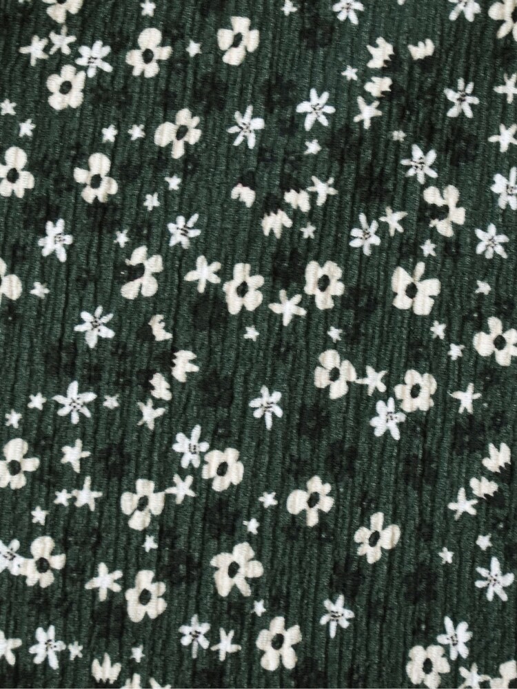 Live Unlimited Green Curve Petite Ditsy Jersey Shirred Waist Dress - Image 5 of 5 Live Unlimited Green Curve Petite Ditsy Jersey Shirred Waist Dress - Image 5 of 5