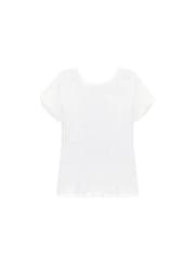 Live Unlimited White Curve 100% Cotton Slub Scoop Neck T-Shirt - Image 7 of 7