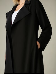 Live Unlimited Black Curve Relaxed Tailored Duster Coat - Image 4 of 6