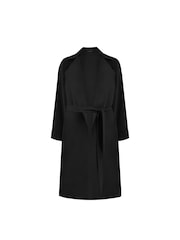 Live Unlimited Black Curve Relaxed Tailored Duster Coat - Image 6 of 6