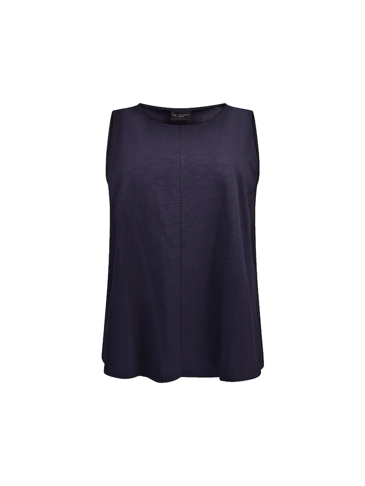 Live Unlimited Blue Curve 100% Cotton Slub Round Neck Vest - Image 5 of 5