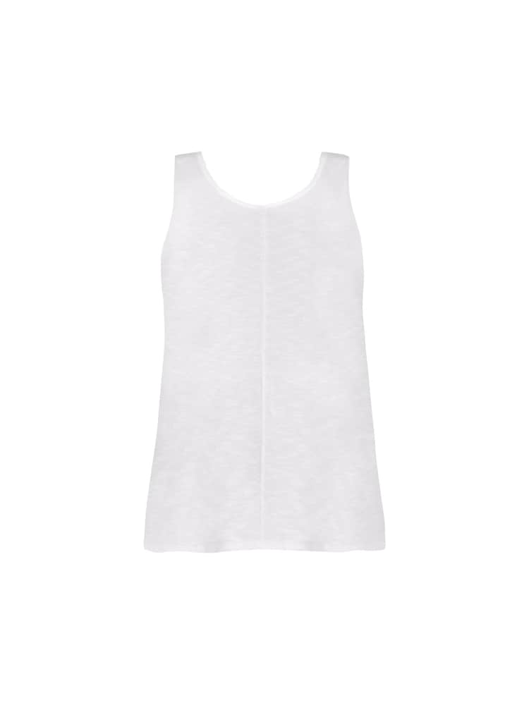 Live Unlimited White Curve 100% Cotton Slub Round Neck Vest - Image 4 of 4 Live Unlimited White Curve 100% Cotton Slub Round Neck Vest - Image 4 of 4