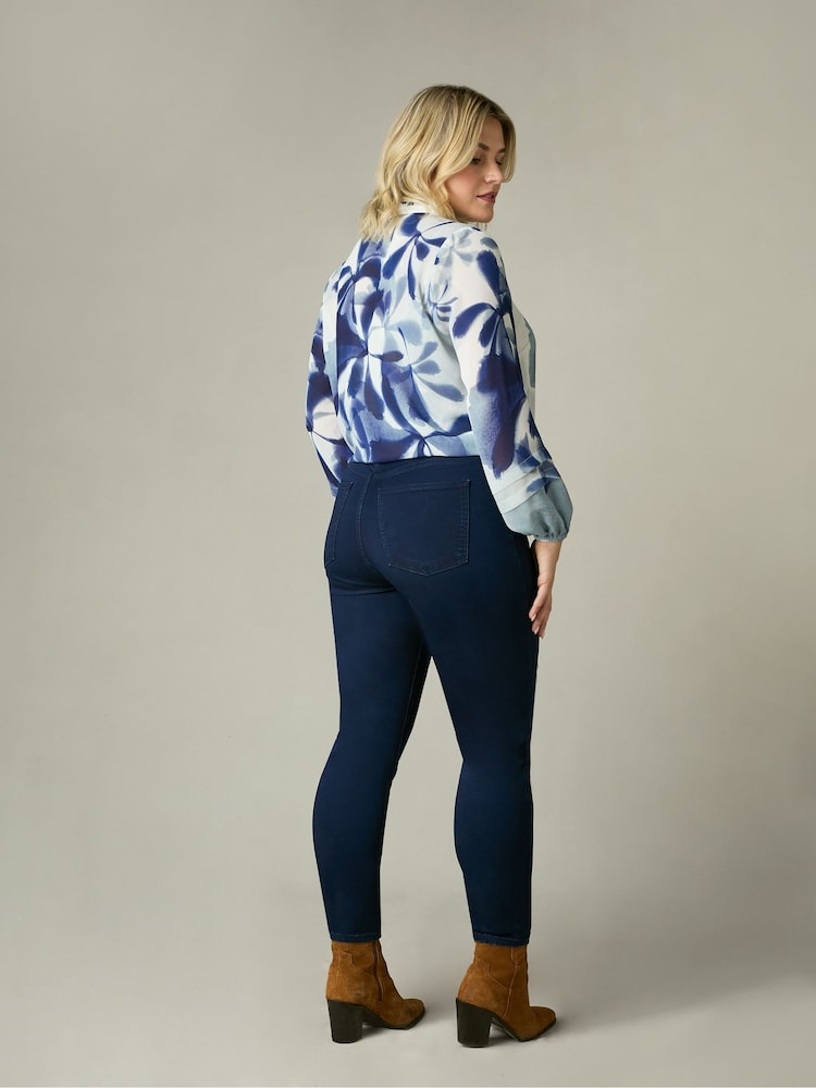 Live Unlimited Blue Curve Denim Jeggings - Image 2 of 6
