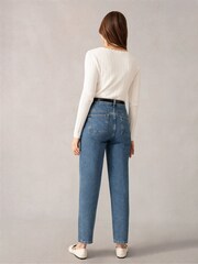 Ro&Zo White Scallop Neck Knit Top - Image 4 of 6