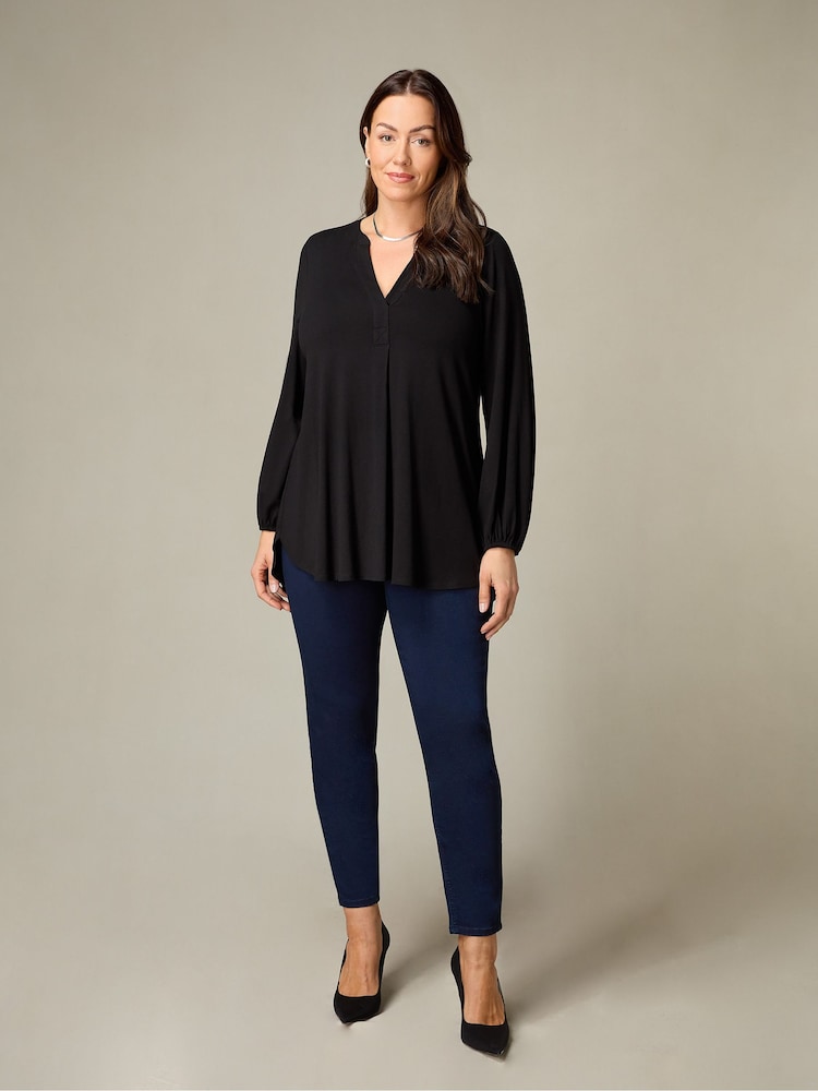 Live Unlimited Blue Curve Petite Denim Jeggings - Image 1 of 4
