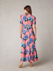 Ro&Zo Petite Scarlett Floral Print Twist Neck Maxi Dress - Bild 5 von 7
