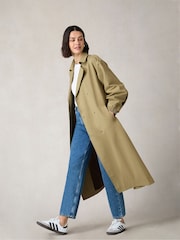 Ro&Zo Green Petite Belted Trench Coat - Image 1 of 8