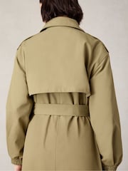 Ro&Zo Green Petite Belted Trench Coat - Image 7 of 8
