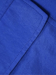 Ro&Zo Blue Pocket Detail Midi Shirt Dress - Image 8 of 8