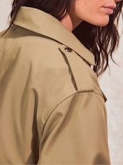 Ro&Zo Khaki Belted Trench Coat - Image 4 of 6