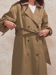 Ro&Zo Khaki Belted Trench Coat - Image 5 of 6
