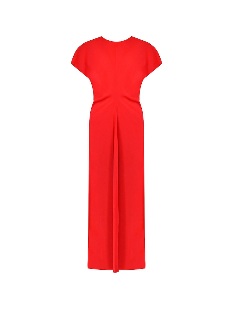 Ro&Zo Red Petite Harper Flutter Sleeve Midaxi Dress - Image 6 of 6