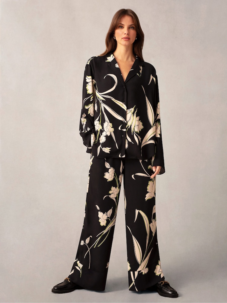 Ro&Zo Climbing Floral Button Front Blouse - Image 2 of 5