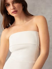 Ro&Zo Crepe Boned Bandeau Dress - Bild 4 von 6