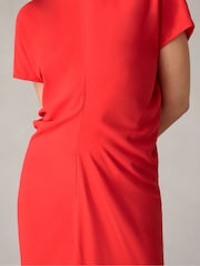 Ro&Zo Red Petite Petite Harper Flutter Sleeve Midaxi Dress - Image 4 of 5