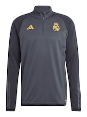 Fanatics Grey Real Madrid European Training Top - Image 3 of 3