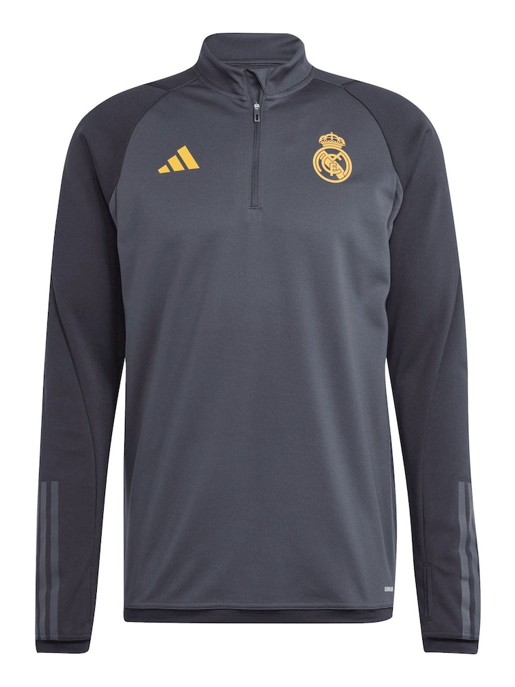 Fanatics Grey Real Madrid European Training Top - Image 3 of 3