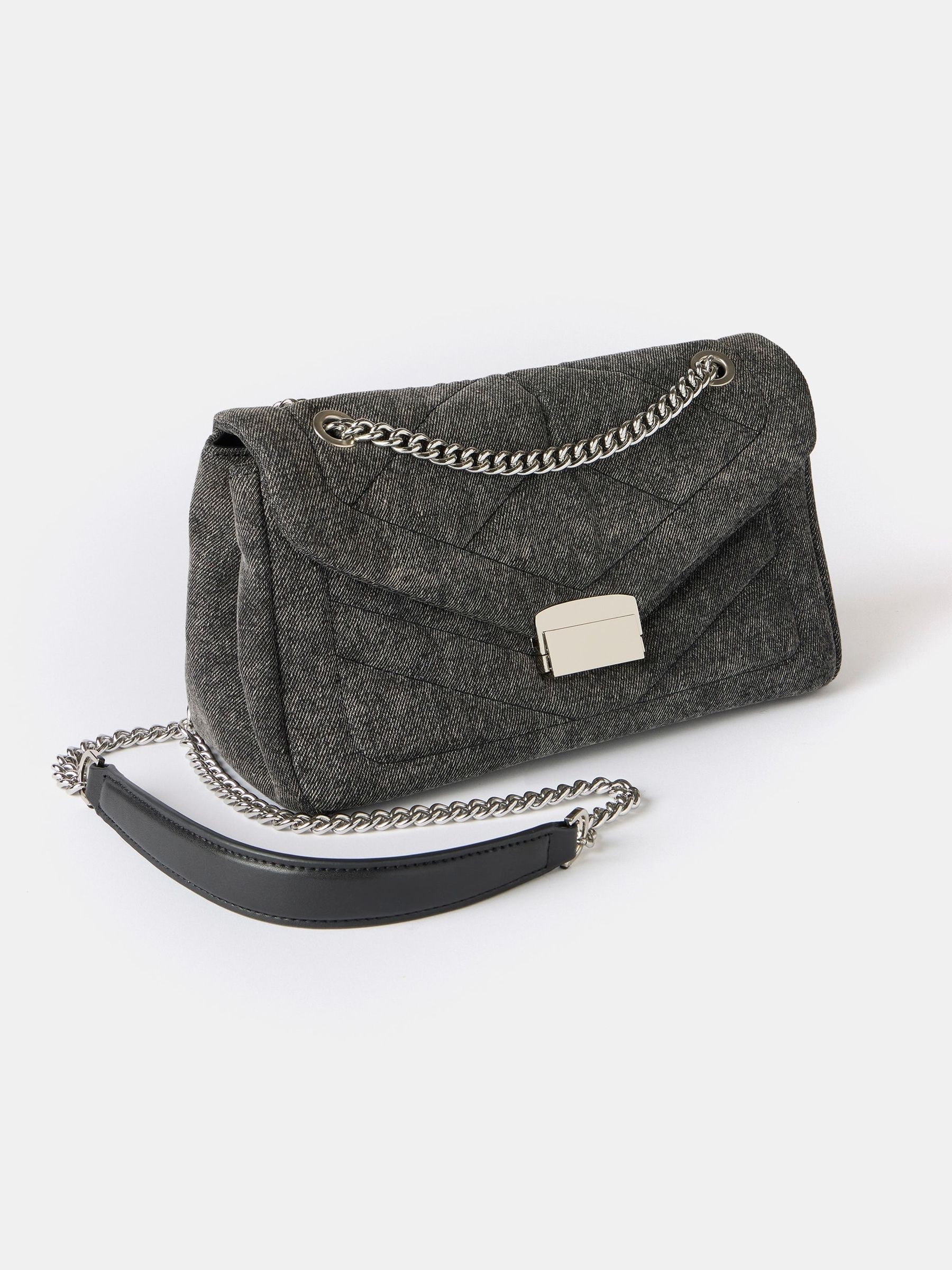 Mint velvet grey bag hot sale