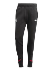 Fanatics Manchester United Travel Black Joggers - Image 4 of 4
