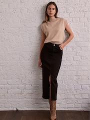 Mint Velvet Animal Sleeveless Top - Image 1 of 4