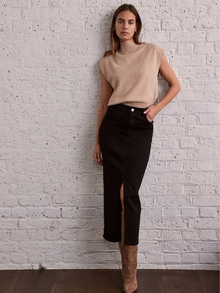 Mint Velvet Animal Sleeveless Top - Image 1 of 4