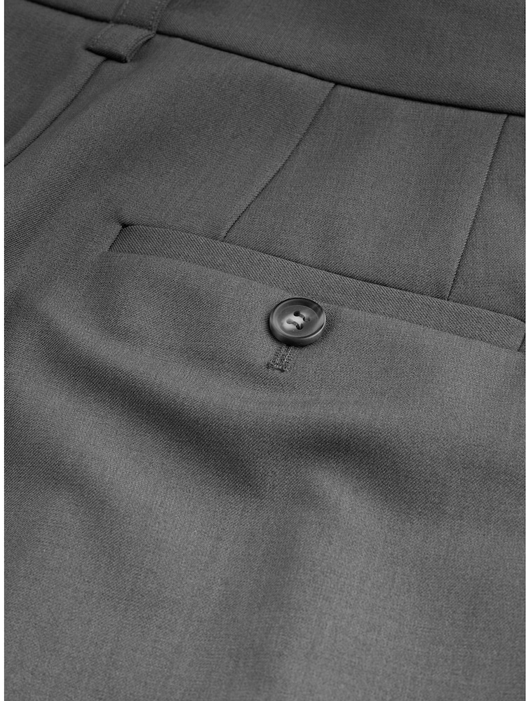 Mint Velvet Grey Pleated Tailored Trousers - Image 8 of 8