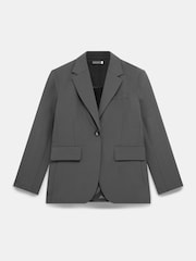 Mint Velvet Grey Single Breasted Blazer - Image 7 of 8