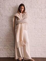Mint Velvet Cream Cable Knit Jumper - Image 2 of 4