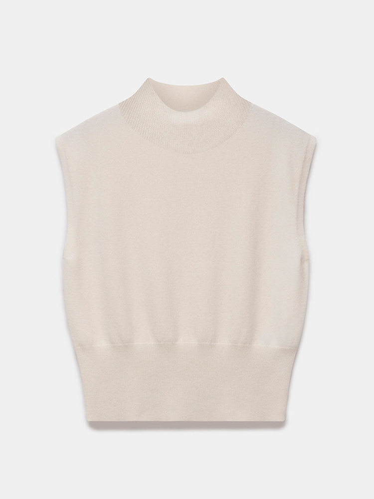 Buy Mint Velvet Cream Sleeveless Top from the Next UK online shop