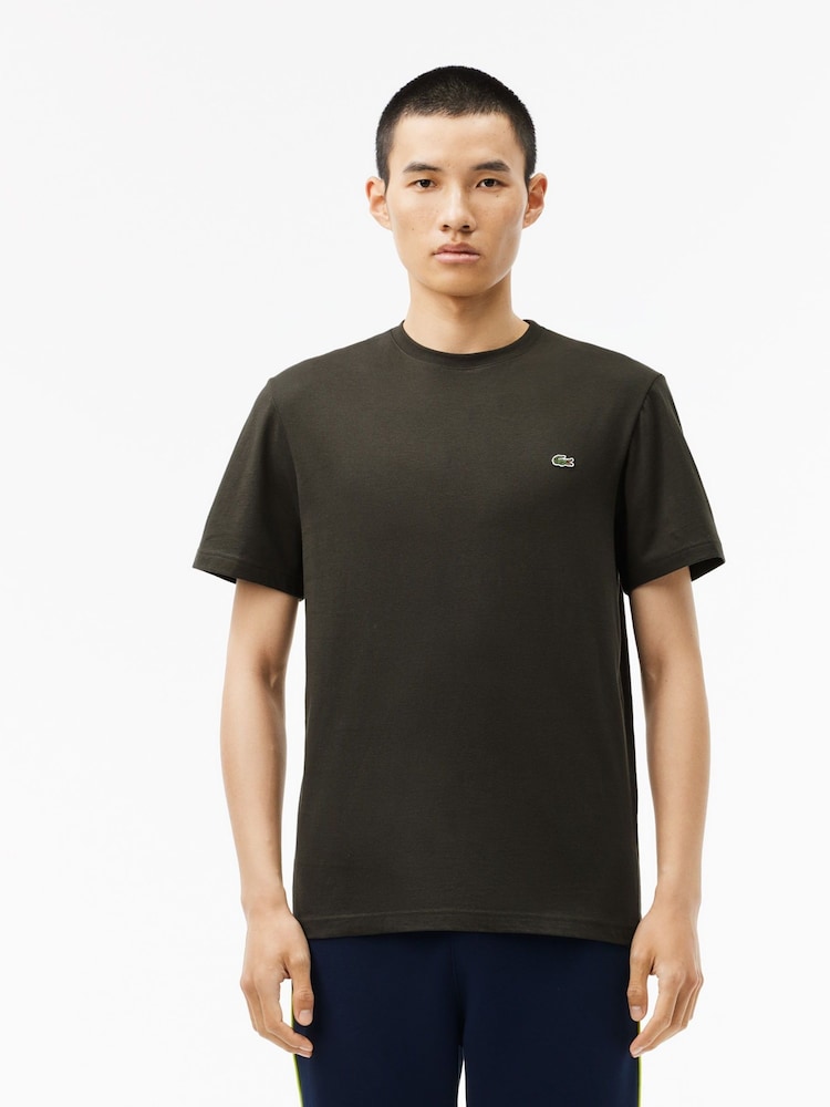 Lacoste Regular Fit Sports 100% Cotton T-Shirt - Image 1 of 6