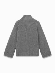 Mint Velvet Grey Chunky Knit Jumper - Image 4 of 4