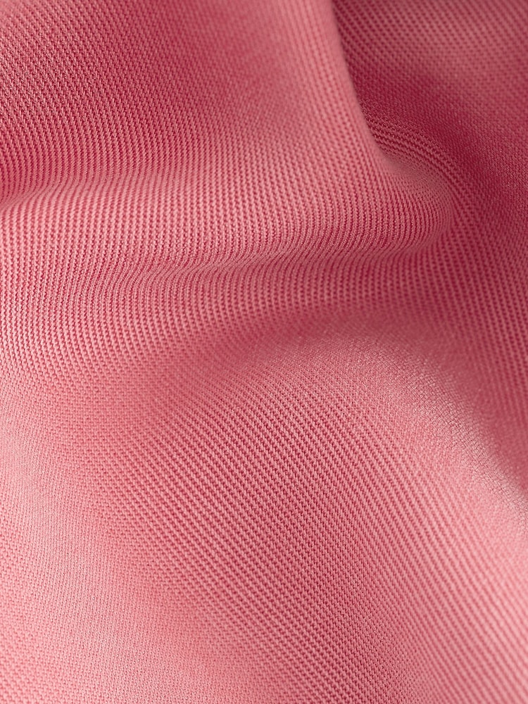 Pink Washed Ruffle Neck Long Sleeve Blouse - Image 7 of 7