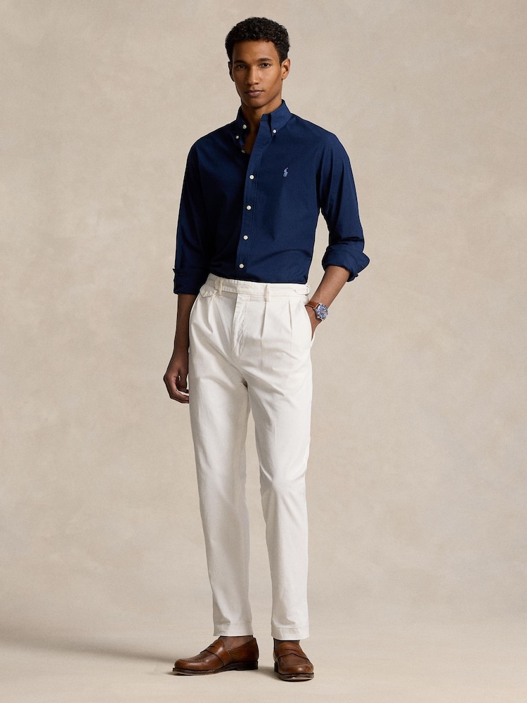 Polo Ralph Lauren Blue Long Sleeve Sport Shirt - Image 2 of 2