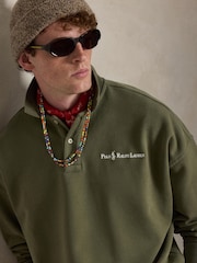 Polo Ralph Lauren Script Button Up Sweatshirt - Bild 3 von 5