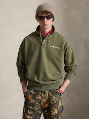 Polo Ralph Lauren Script Button Up Sweatshirt - Bild 4 von 5