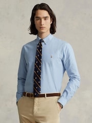 Polo Ralph Lauren Blue Custom Fit Oxford Shirt - Image 1 of 2