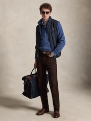 Polo Ralph Lauren Blue Knit Half Zip Pullover Sweatshirt - Image 3 of 5