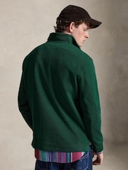 Polo Ralph Lauren Green Knit Half Zip Pullover Sweatshirt - Image 3 of 7