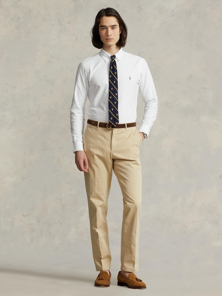Polo Ralph Lauren White Custom Fit Oxford Shirt - Image 2 of 2