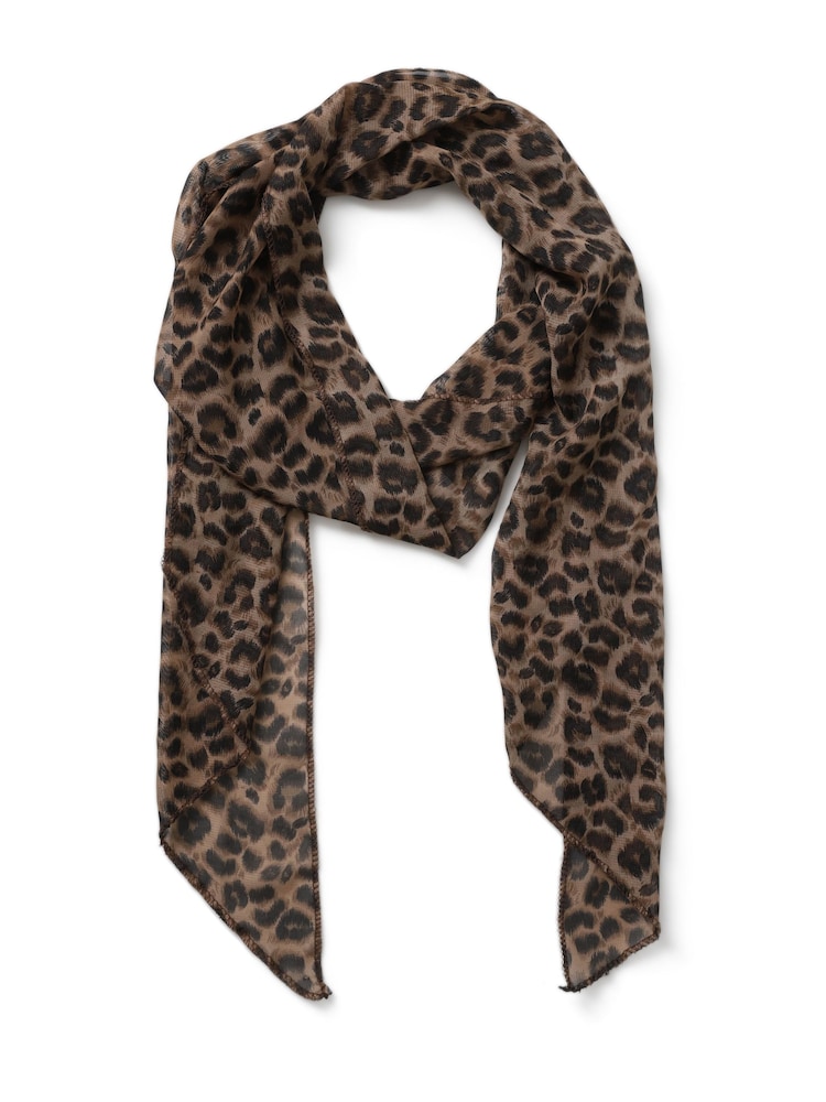 Aela Animal Leopard Print Scarf - Bild 1 von 2