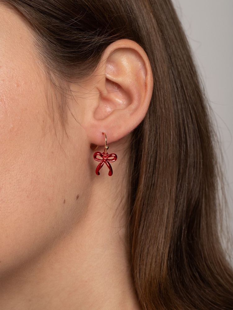 Aela Red Christmas Mixed Drop Earrings 3 Pack - 3的图像2｝
