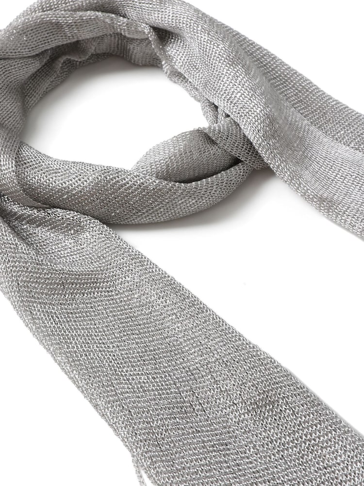 Lurex Tassel Scarf - صورة 2 من 2