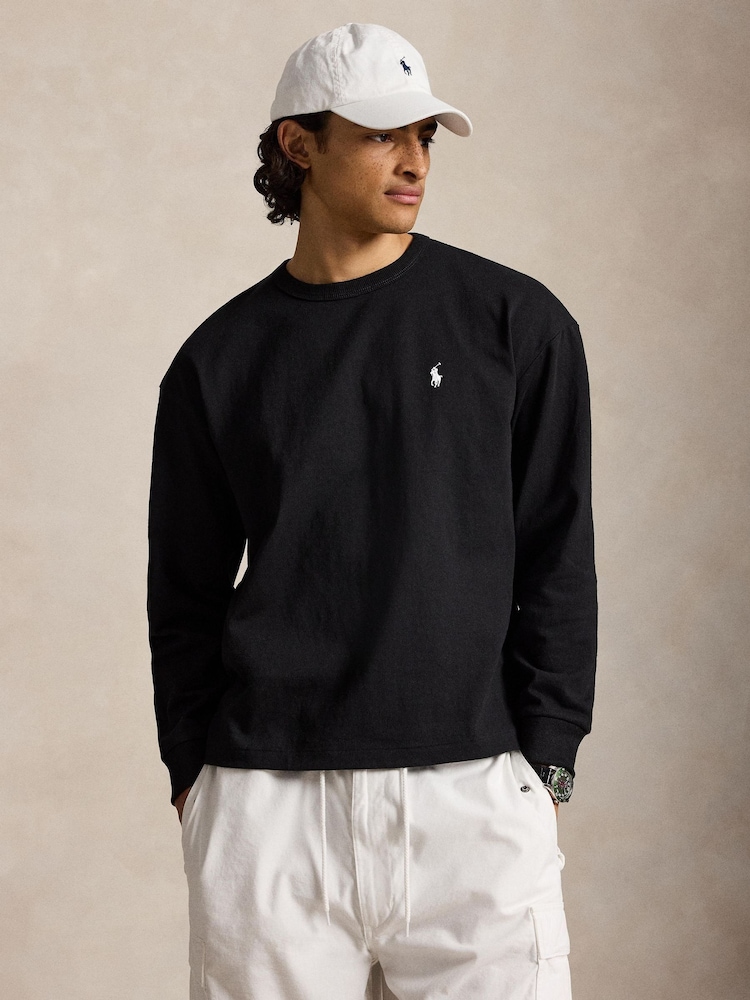 Polo Ralph Lauren Klassisk langærmet T-shirt - Billede 1 af 6